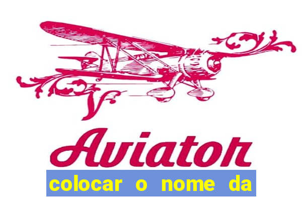 colocar o nome da pessoa no congelador